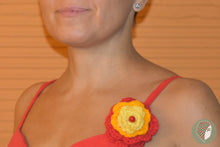 Заредете изображение във визуализатора на галерията – Шнола-Брошка Плетени Цветя #3
