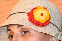 Заредете изображение във визуализатора на галерията – Шнола-Брошка Плетени Цветя #3
