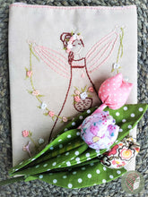 Заредете изображение във визуализатора на галерията – &quot;Лале&quot; Точки Оранжево Декоративно Цветe Плат
