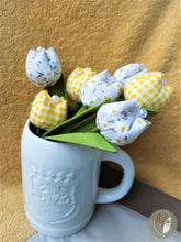 Заредете изображение във визуализатора на галерията – &quot;Лале&quot; Синьо Декоративно Цветe Плат
